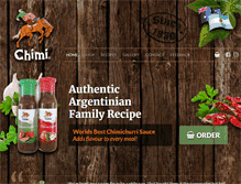Tablet Screenshot of chimi.com.au